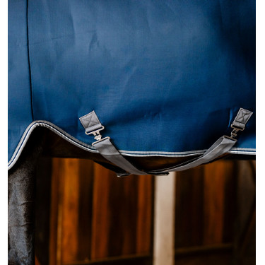 Droogdeken Horseware Rambo Airmax Cooler Disc Marine / onweer / zilvergrijs Marineblauw