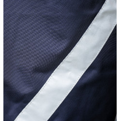 Couvertures Horseware Rambo Optimo 3 en 1 Split Technologie 1000D Marine / orage / gris argent Bleu marine