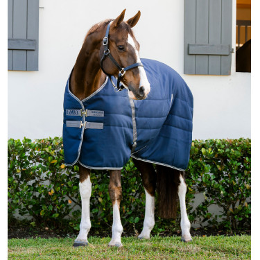 Couverture d'écurie Horseware Rambo® 200g 1000D Marine / orage / gris argent Bleu marine Couverture d'écurie Horseware Rambo® 200g 1000D Marine / orage / gris argent Bleu marine