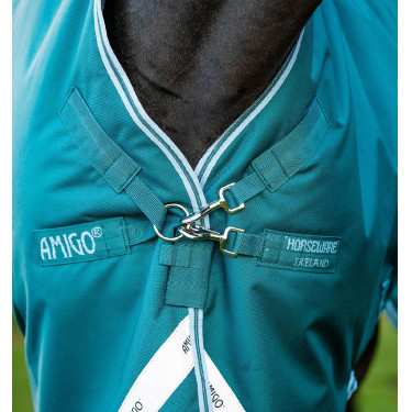 Horseware Dekens High Neck Amigo® Bravo 12 Original 250g 1200D Groen / aqua