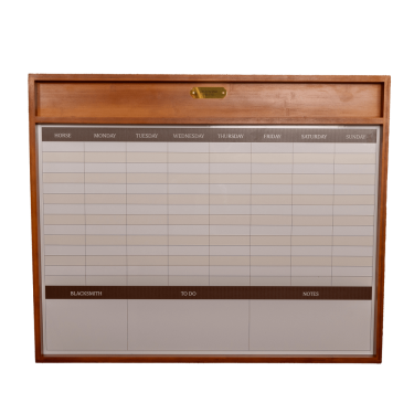 Tableau d'écurie magnétique avec cadre Grooming Deluxe by Kentucky Bois Beige