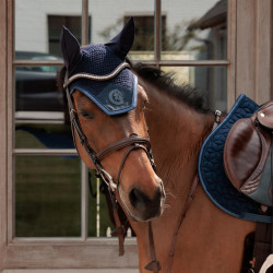 Bonnet d'équitation anti-mouche chic Kentucky Bonnet d'équitation anti-mouche chic Kentucky