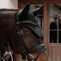 Bonnet anti-mouche Kentucky wellington petillante Noir