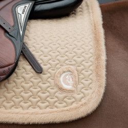 Tapis équitation faux mouton Kentucky Plaited