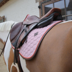 Tapis de selle Kentucky Onion quilt Leather Neon Lavender Violet