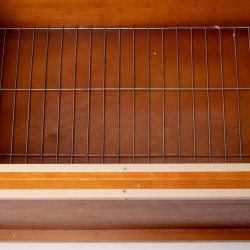 Slow feeder hooiruif van bamboe voor paarden – Deluxe
