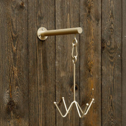 Porte-bridon Grooming Deluxe 4 branches fixation murale Or