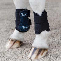 Guêtres Turnout Kentucky motif cheval noir