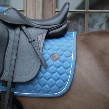 Zadeldekje Kentucky Melange Dressuur Marine Marineblauw Zadeldekje Kentucky Melange Dressuur Marine Marineblauw
