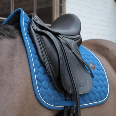 Tapis de Selle Kentucky Melange Dressage Marine Bleu marine
