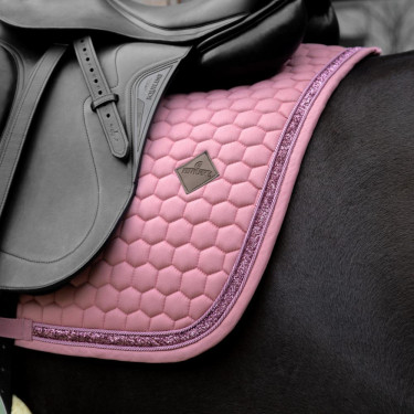 Tapis de Selle Glitter Band Dressage Kentucky Fuchsia Rose Tapis de Selle Glitter Band Dressage Kentucky Fuchsia Rose