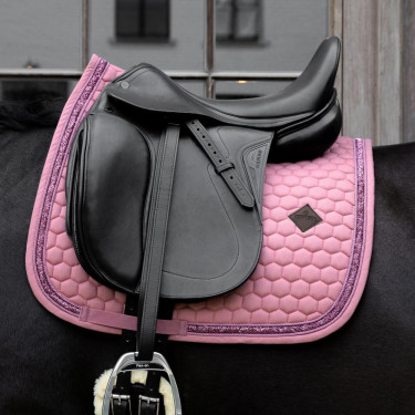 Tapis de Selle Glitter Band Dressage Kentucky Fuchsia Rose Tapis de Selle Glitter Band Dressage Kentucky Fuchsia Rose