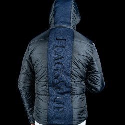 Blouson imperméable homme Iso Flags & Cup Bleu marine