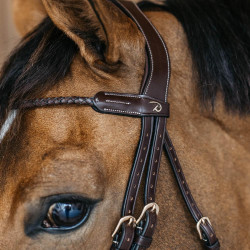 Frontal tressé rond Dy'on D collection Marron