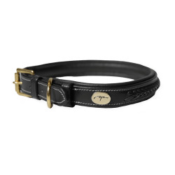 Gevlochten Hondenhalsband Dy'on Zwart Gevlochten Hondenhalsband Dy'on Zwart