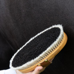 Brosse de finition Grooming Deluxe Brun Marron