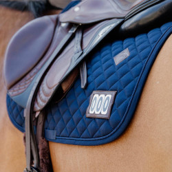 Tapis de selle de compétition 2 numéros Kentucky Jumping Marine Bleu marine