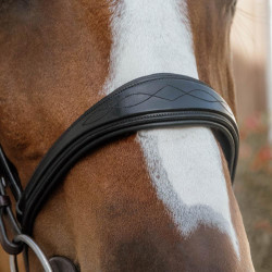 Muserolle Anatomique Sans Sous Barbe New English Collection Dy'on Noir