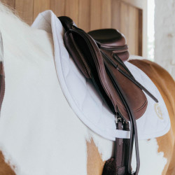 Tapis de selle Kentucky Wave Jumping Blanc