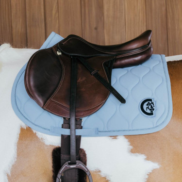 Tapis de selle Kentucky Wave Jumping Bleu clair Tapis de selle Kentucky Wave Jumping Bleu clair