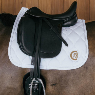 Tapis de selle Kentucky Wave Dressage Blanc Tapis de selle Kentucky Wave Dressage Blanc