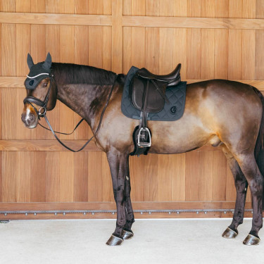 Tapis de selle d'équitation Wave 3D Logo pour dressage Tapis de selle d'équitation Wave 3D Logo pour dressage