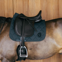 Tapis de selle d'équitation Wave 3D Logo pour dressage Tapis de selle d'équitation Wave 3D Logo pour dressage