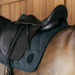 Tapis de selle d'équitation Wave 3D Logo pour dressage Tapis de selle d'équitation Wave 3D Logo pour dressage