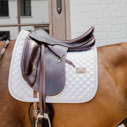 Tapis de selle Kentucky Diamond Rope Dressage Blanc