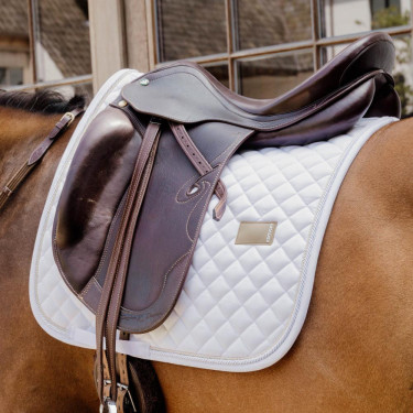 Tapis de selle Kentucky Diamond Rope Dressage Blanc