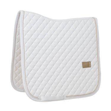 Tapis de selle Kentucky Diamond Rope Dressage Blanc