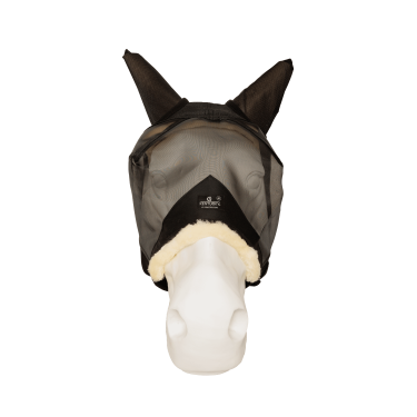 Masques anti-mouches Kentucky Skin Friendly avec oreilles Noir