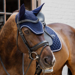Bonnet anti-mouches Kentucky Wellington Diamond Rope Marine Bleu marine