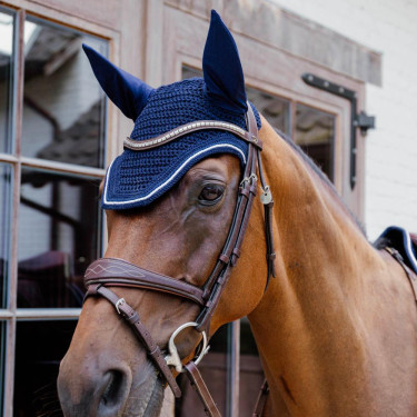 Bonnet anti-mouches élégant pour cheval - Kentucky