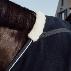 Zware Fleece Deken Dy'on Marine Marineblauw