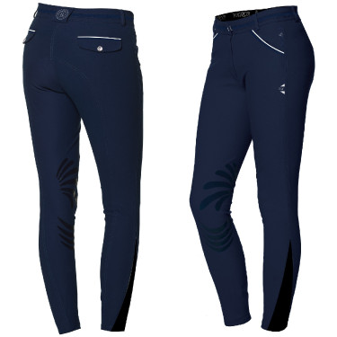 Pantalon Flags & Cup Arola femme Bleu marine