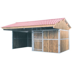 Dubbele helling prairiehut La Gée