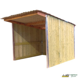Abri de prairie simple pente La Gée
