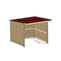 Eenvoudige weideoverkapping...