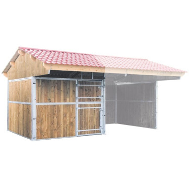 Uitbreidingsbox van prairie La Gée dubbele helling