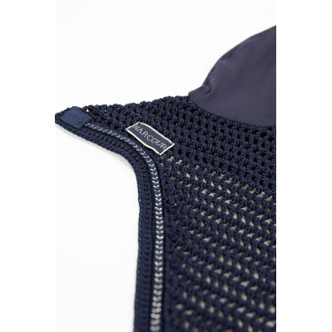 Tapis Sunny et bonnet Funny Harcour pack Marine / doré clair Bleu marine