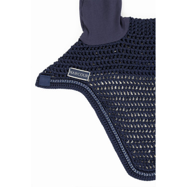 Tapis Sunny et bonnet Funny Harcour pack Marine / doré clair Bleu marine