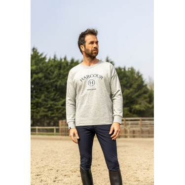 Unisex sweater Galopea Harcour Gemêleerd grijs