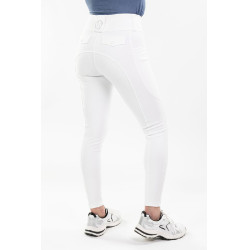 Pantalon équitation Ludivine Harcour Blanc Pantalon équitation Ludivine Harcour Blanc