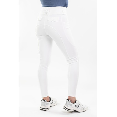 Pantalon équitation Ludivine Harcour Blanc Pantalon équitation Ludivine Harcour Blanc