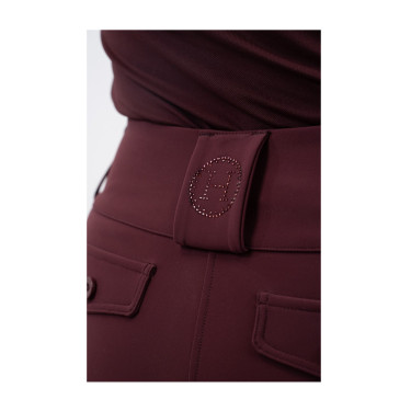 Pantalon équitation Luce Harcour Aubergine Bordeaux