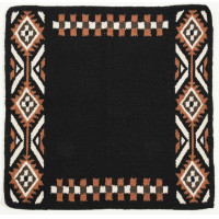 Navajo tapijt Westride by Franck Perret Dakota Zwart / bruin