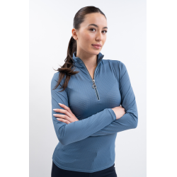 Polo Harcour Breezi femme Steel blue Bleu Polo Harcour Breezi femme Steel blue Bleu