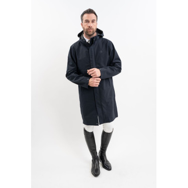 Waterdichte jas Harcour Prisko heren Marine Marineblauw