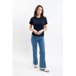 Tee-Shirt Harcour Tzimi femme Marine Bleu marine